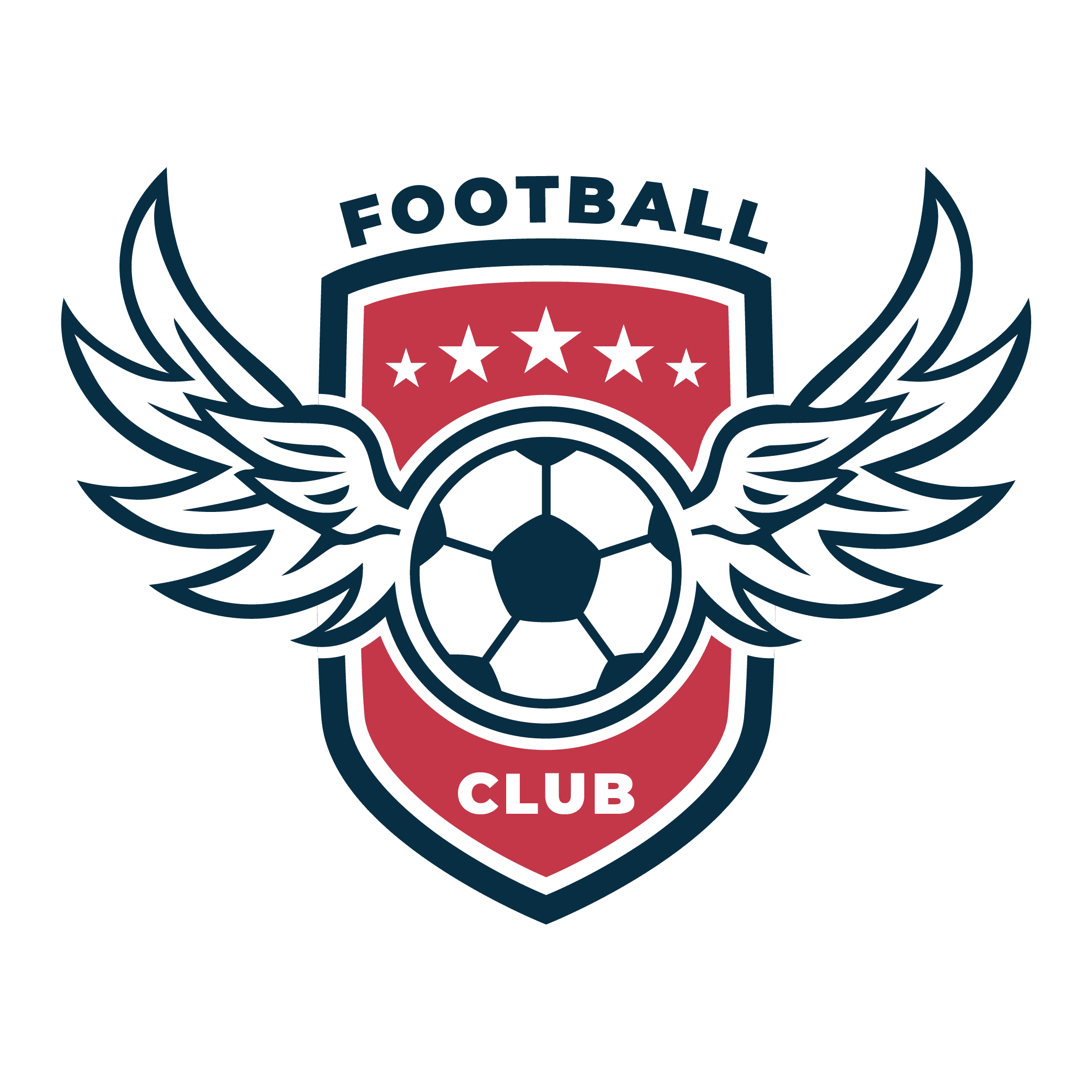Football Shield Logo